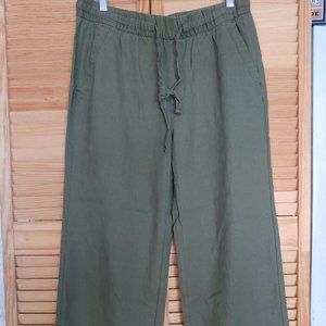 Old Navy wide leg linen pants